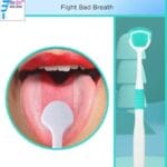 Tongue Cleaner Tongue Scraper Brush Adult Tongue Scraper Board Cleaning Portable Tongue Scraper (Random Color)