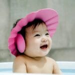 Baby, Kids, Children Shower Cap Soft Adjustable Baby Bath Head Cap Visor for Hair Washing Shower Protection Bath Cap Random Color (1Pcs)