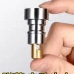 SILVER Faucet Water Outlet Adapter Washing Machine Automatic Water Stop Nozzle Connector Bathroom