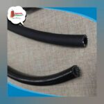 Fiber Braided Thermoplastic Pipe LPG Gas Hose with Wrapped Surface Heat Resistant Heavy Industrial & Garage Operations (Made in Japan 5 feet) Black with 2 pcs clumps free