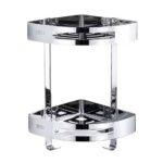 Bathroom Shelves SUS 304 Stainless Steel Shower Caddy Shelf Wall Mounted Shower Rack Corner Shower Organizer